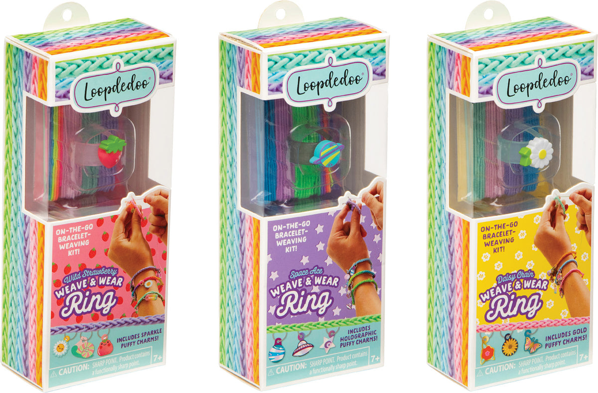 Loopdedoo Styles Loopdedoo Weave & Wear Ring Kits – Awesome Toys & Gifts
