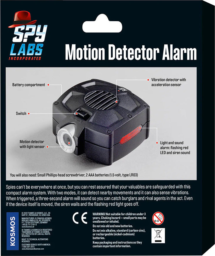 Spy Labs: Motion Detector Alarm