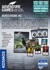 Adventure Games: Monochrome Inc.