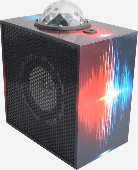 Bluetooth Stereo Speaker with Laser Light show - Sound Waves