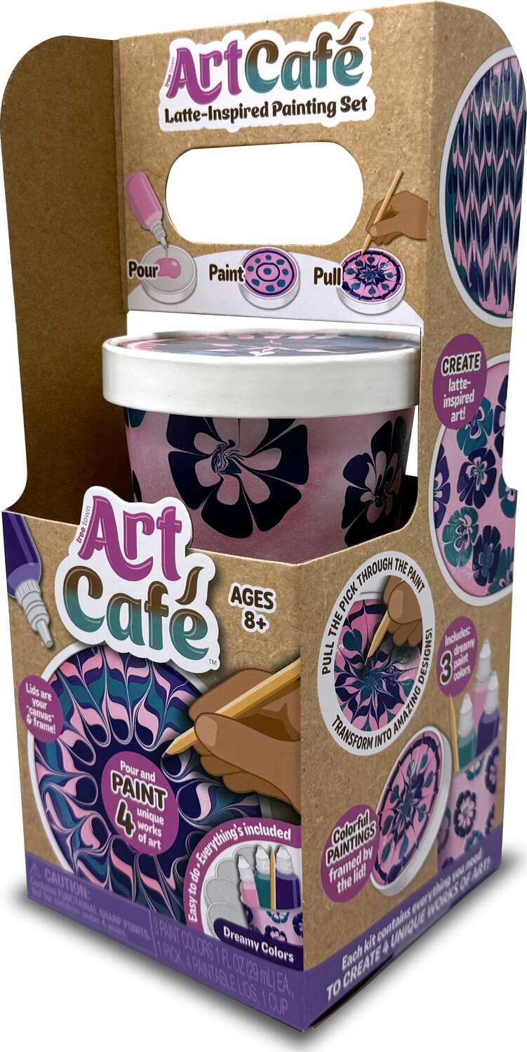 Art Café Latte-Inspired Painting Set - Dreamy Colors