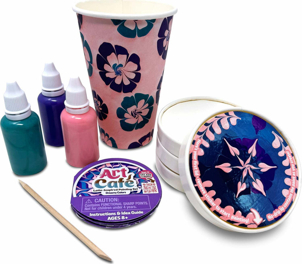 Art Café Latte-Inspired Painting Set - Dreamy Colors