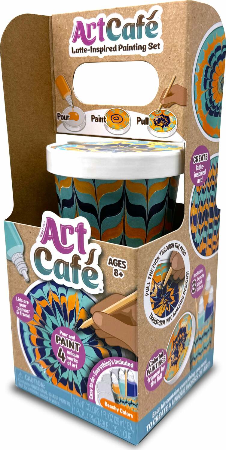 Art Café Latte-Inspired Painting Set - Beachy Colors