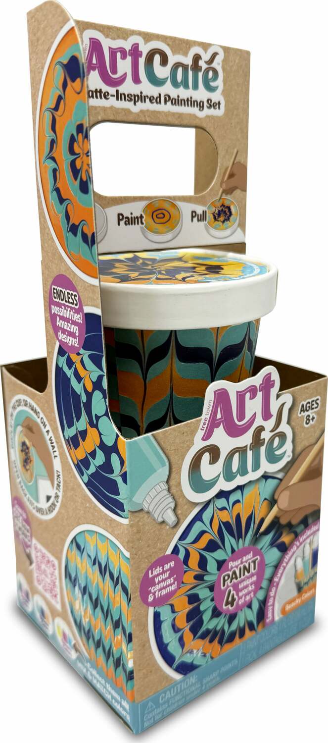 Art Café Latte-Inspired Painting Set - Beachy Colors