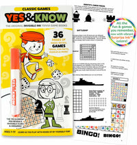 The Original Yes and Know Invisible Ink Trivia Game Books: Classic Games