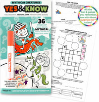 The Original Yes and Know Invisible Ink Trivia Game Books: Mythical Creatures