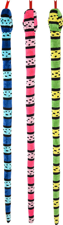 67" Snake Assortment Plush