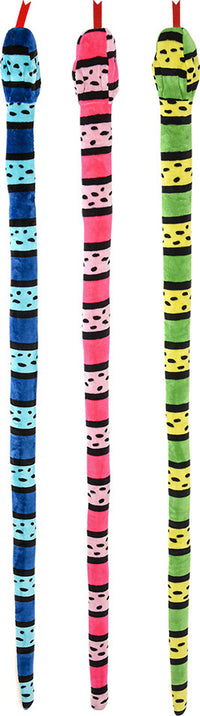 67" Snake Assortment Plush