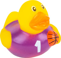 2" Basketball Rubber Duckies