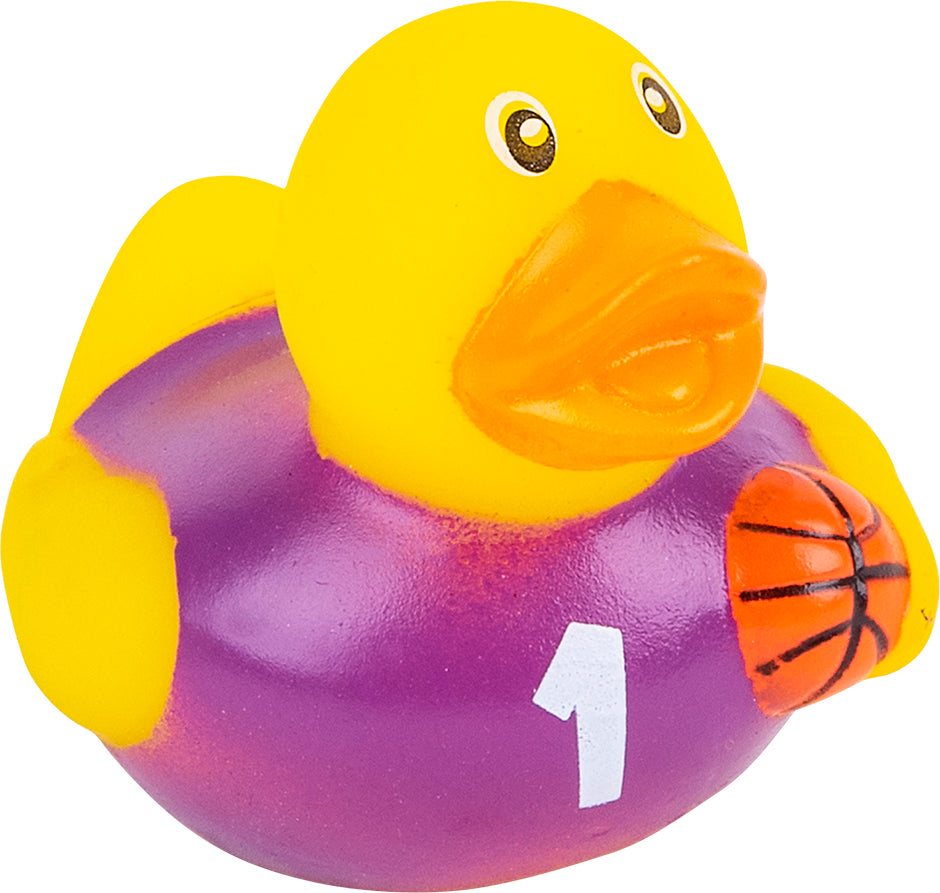 2" Basketball Rubber Duckies
