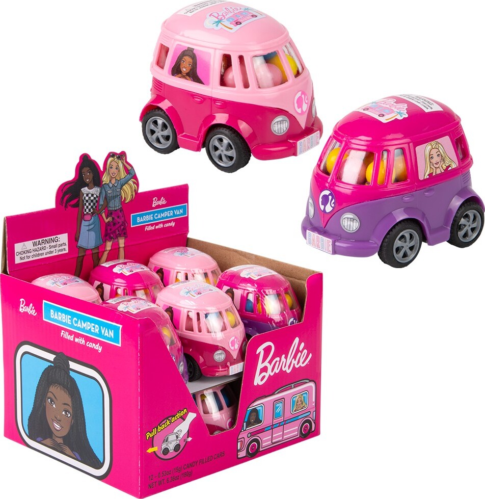 Barbie Pull Back Gumball Camper Van (assorted)