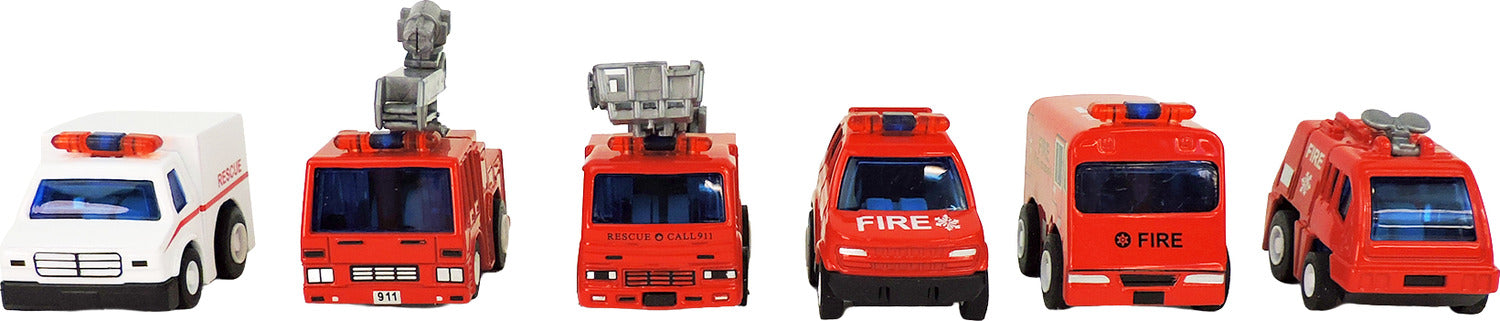 Alloy Alley Med. Diecast P/B Rescue Vehicle (assorted)