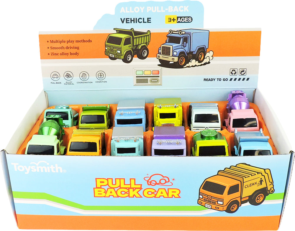 Alloy Alley Med. Diecast P/B Metallic Truck (assorted)
