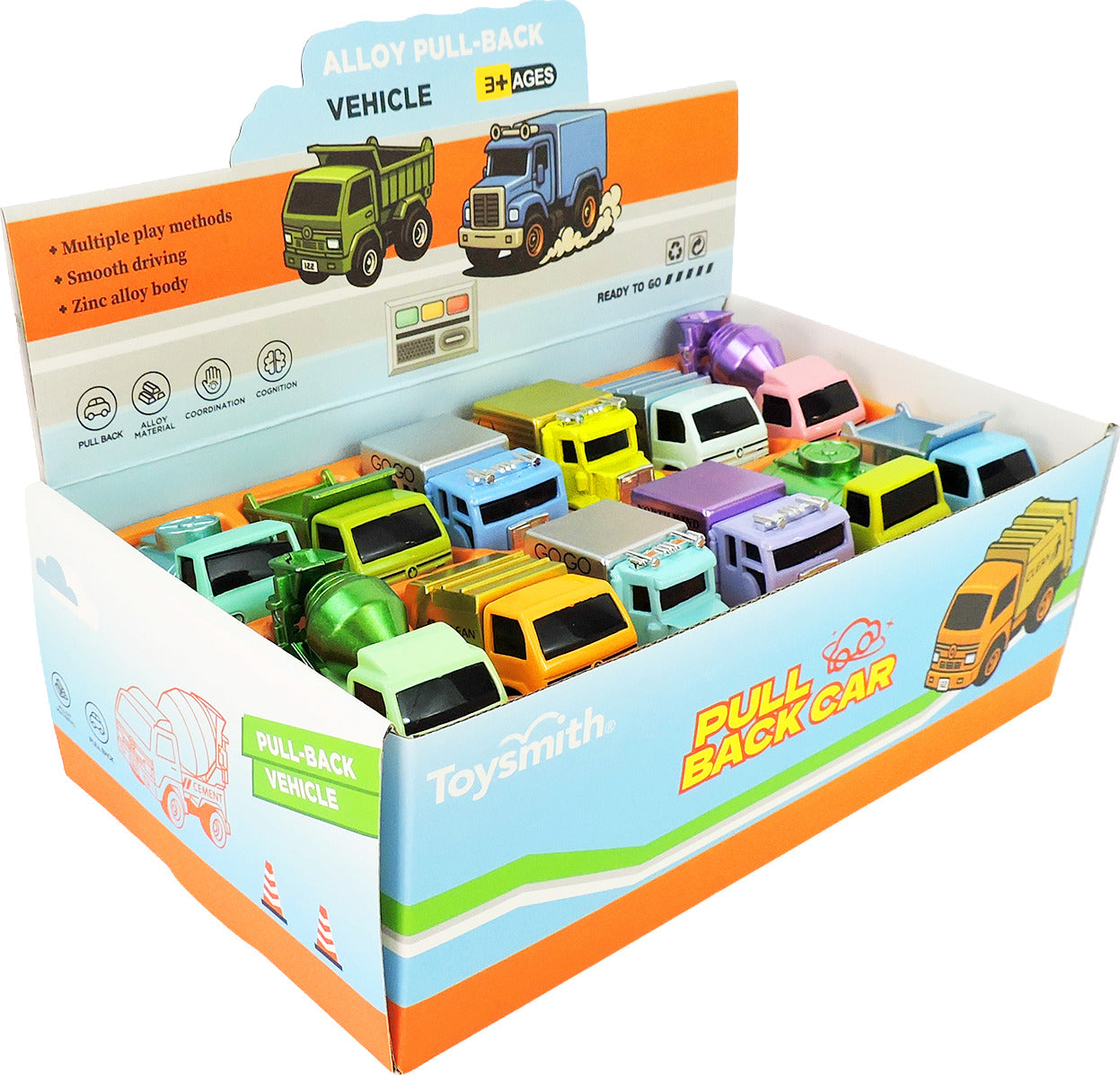 Alloy Alley Med. Diecast P/B Metallic Truck (assorted)