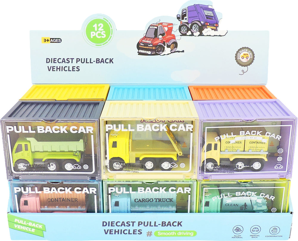 Alloy Alley Lrg. Metallic Truck in Container Box (assorted)