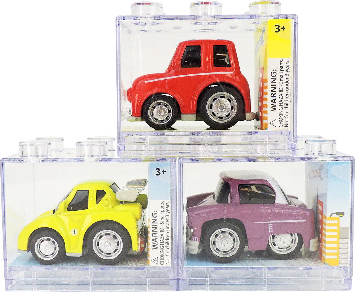 Alloy Alley Lrg. Car in Building Block Box (assorted)