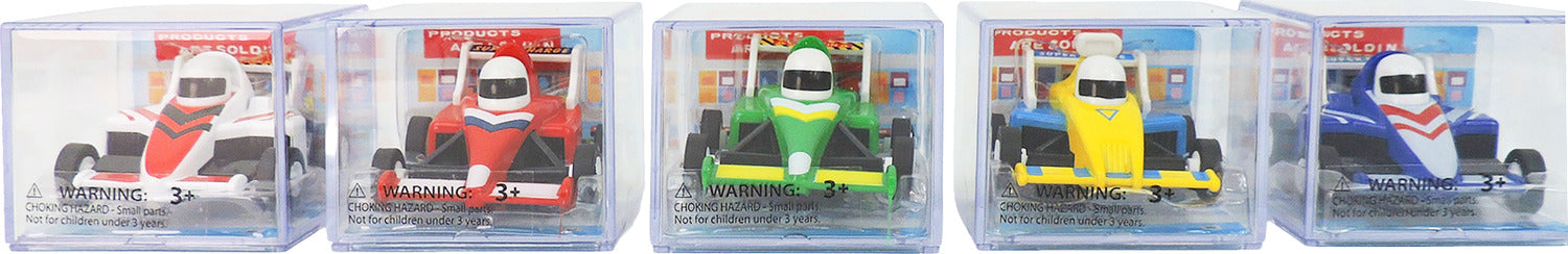 Alloy Alley Diecast P/B Racing Car in Clear Box (assorted)