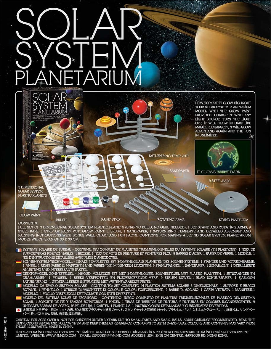 4M Kidz Labs Solar System Planetarium 