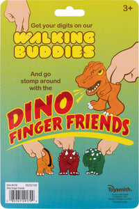 Dino Finger Puppets - Pair of 2 ((Assorted Colors) and Styles)