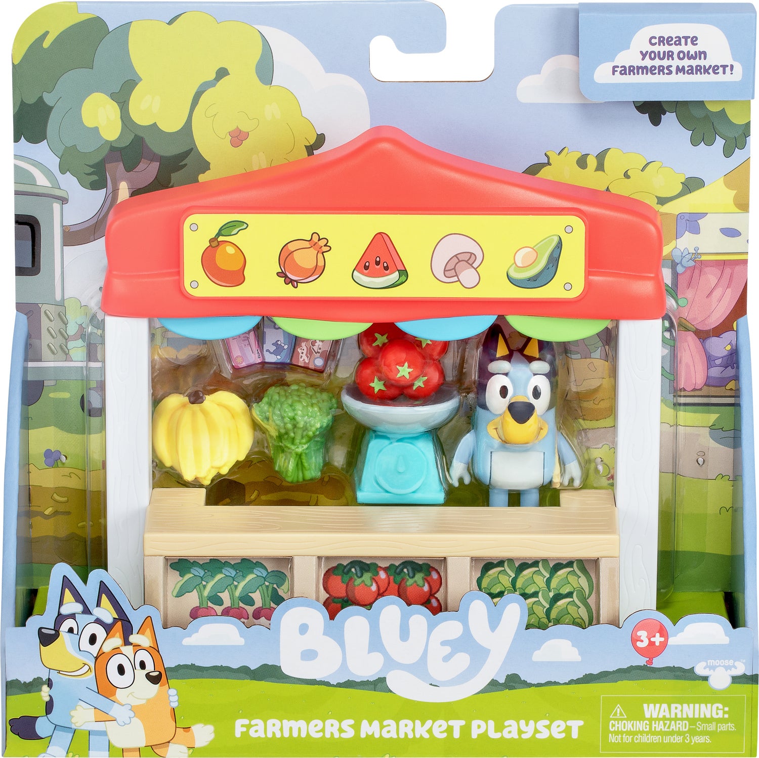 Bluey S10 Farmers Market Playset