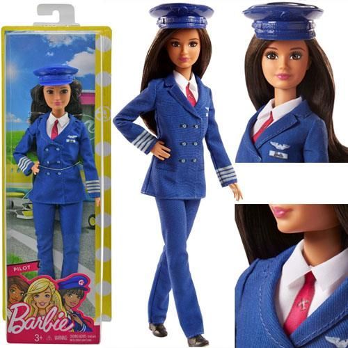 Mattel RD Barbie Career Pilot Doll