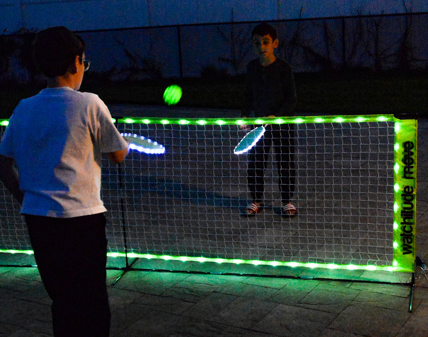 LED Light-Up Pickleball Net Set