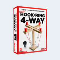 Buzzed 4-Way Hook & Ring Drinking Game  -  The Ring Toss to Rule All