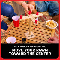 Buzzed 4-Way Hook & Ring Drinking Game  -  The Ring Toss to Rule All