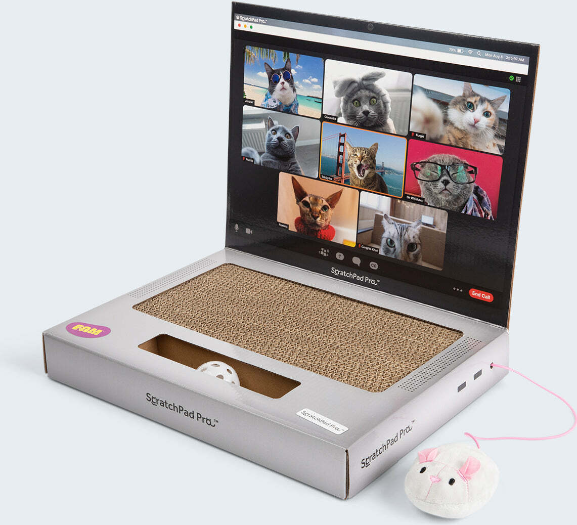 ScratchPad Pro — Cardboard Laptop Cat Scratcher