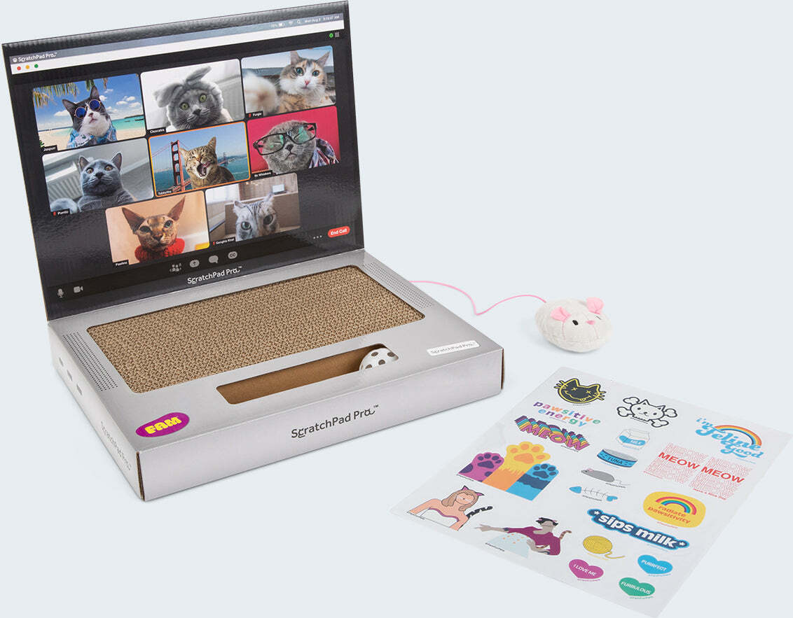 ScratchPad Pro — Cardboard Laptop Cat Scratcher