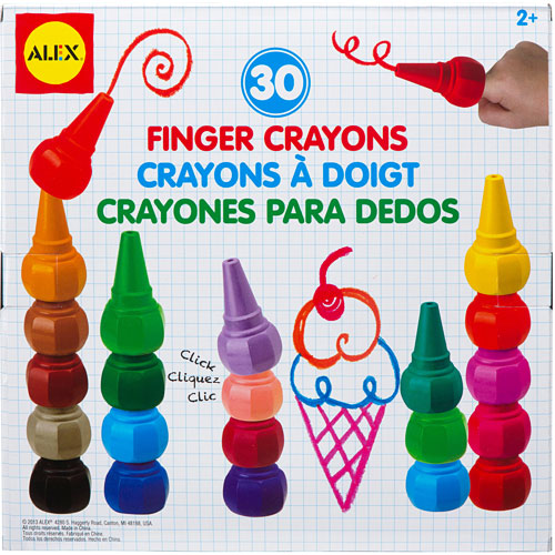 Kid Made Modern Finger Crayons (Set of 30)