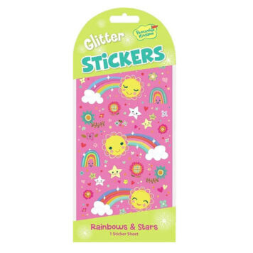 Glitter Rainbow and Stars Stickers – Awesome Toys Gifts