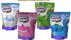 LAST CHANCE - LIMITED STOCK - Scented Kinetic Sand Solid Color 8oz Bag
