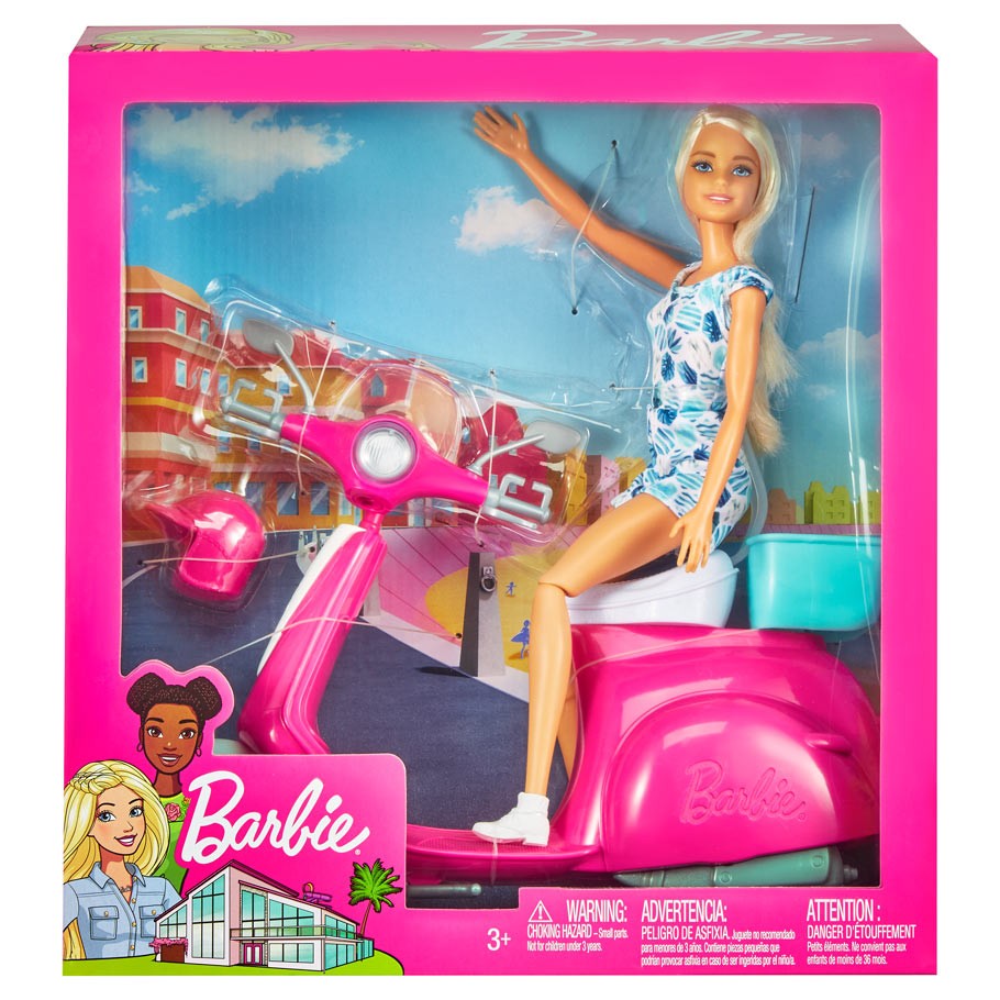 flicker tema gardin Barbie Doll & Scooter – Awesome Toys Gifts