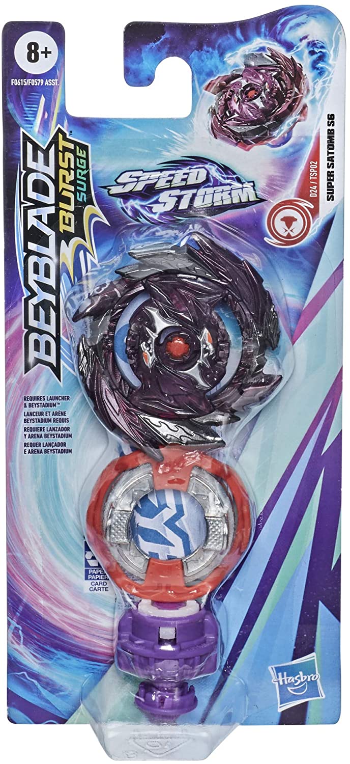 BEYBLADE Burst Surge Speedstorm Super Satomb S6 Spinning Top Single Pack –  Awesome Toys Gifts