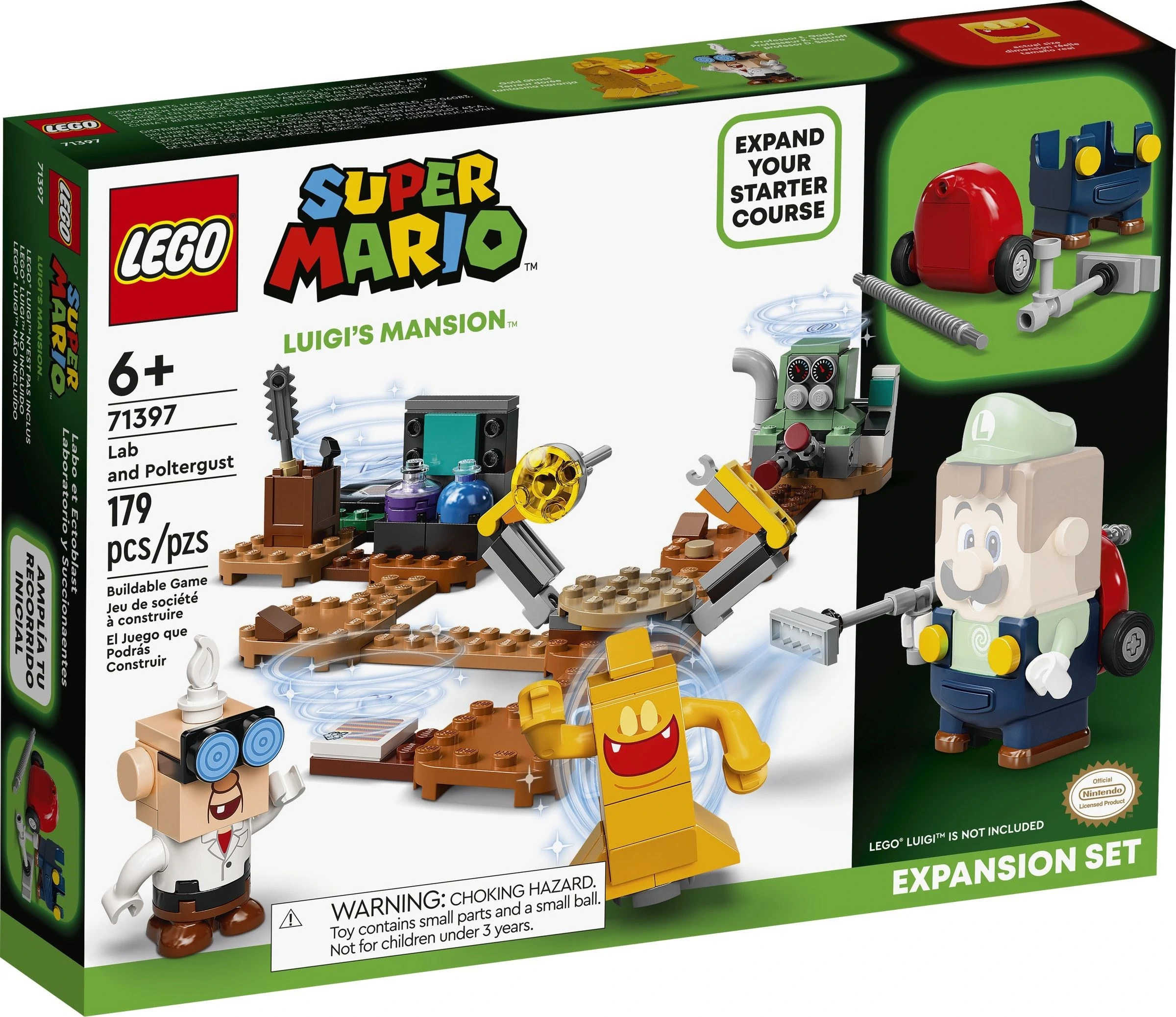 LEGO Super Mario: Luigi's Mansion Lab and Poltergust Expansion Set –  Awesome Toys Gifts