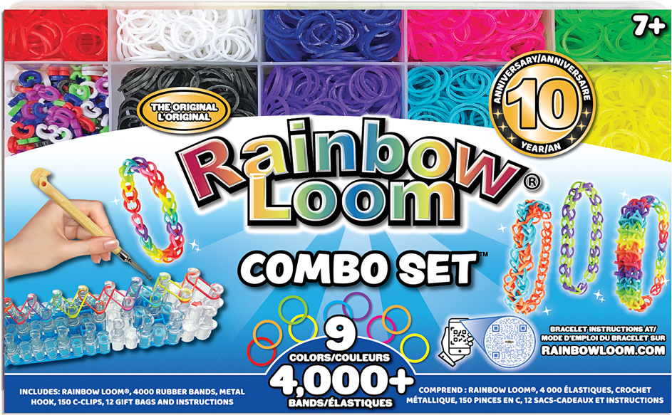 Rainbow Loom, Rubber Band Loom for Stretchy Friendship Bracelets