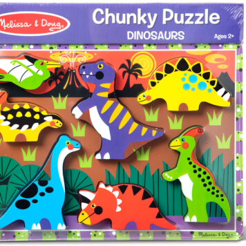Melissa & Doug Dinosaurs Chunky Puzzle 7 Piece