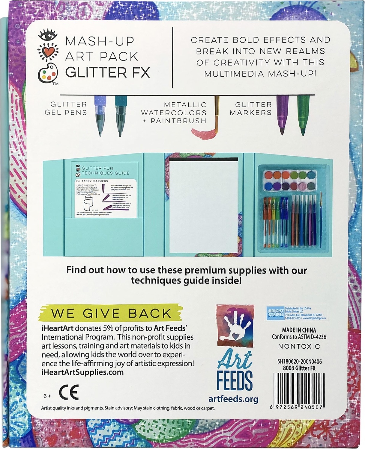 iHeartArt 12 Fabric Markers – brightstripes